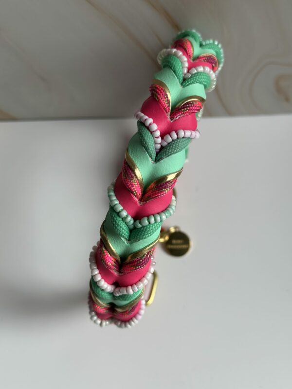 Gevlochten biothane halsband - Image 2