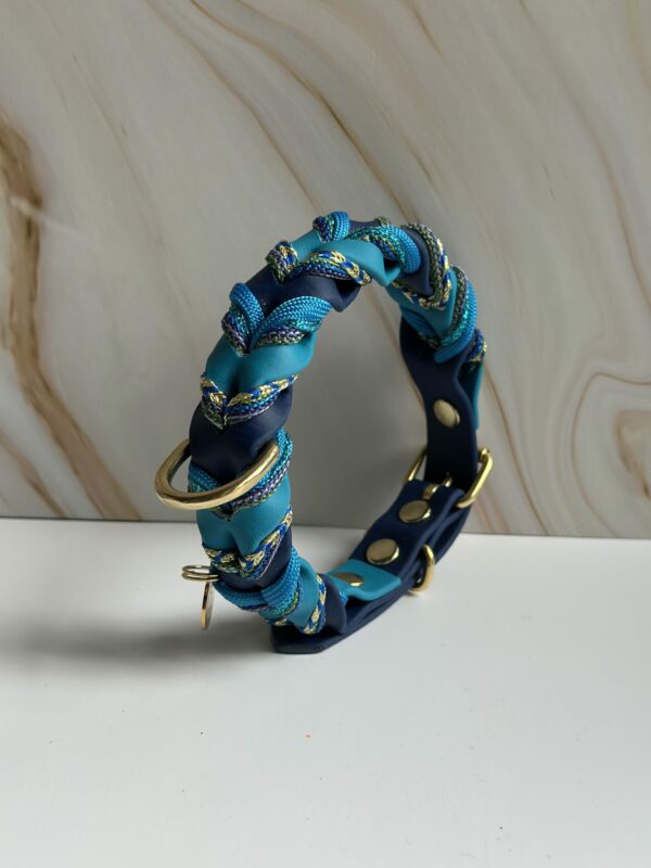 Gevlochten biothane halsband - Image 1