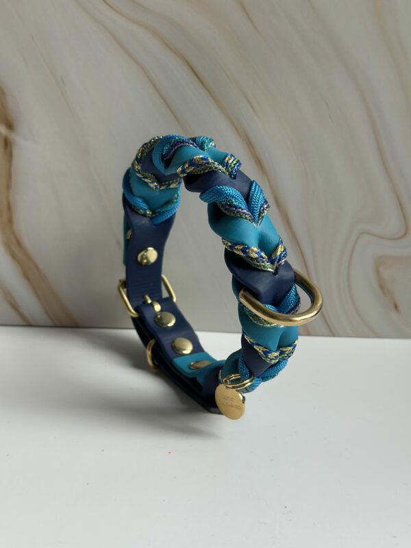 Gevlochten biothane halsband - Image 2