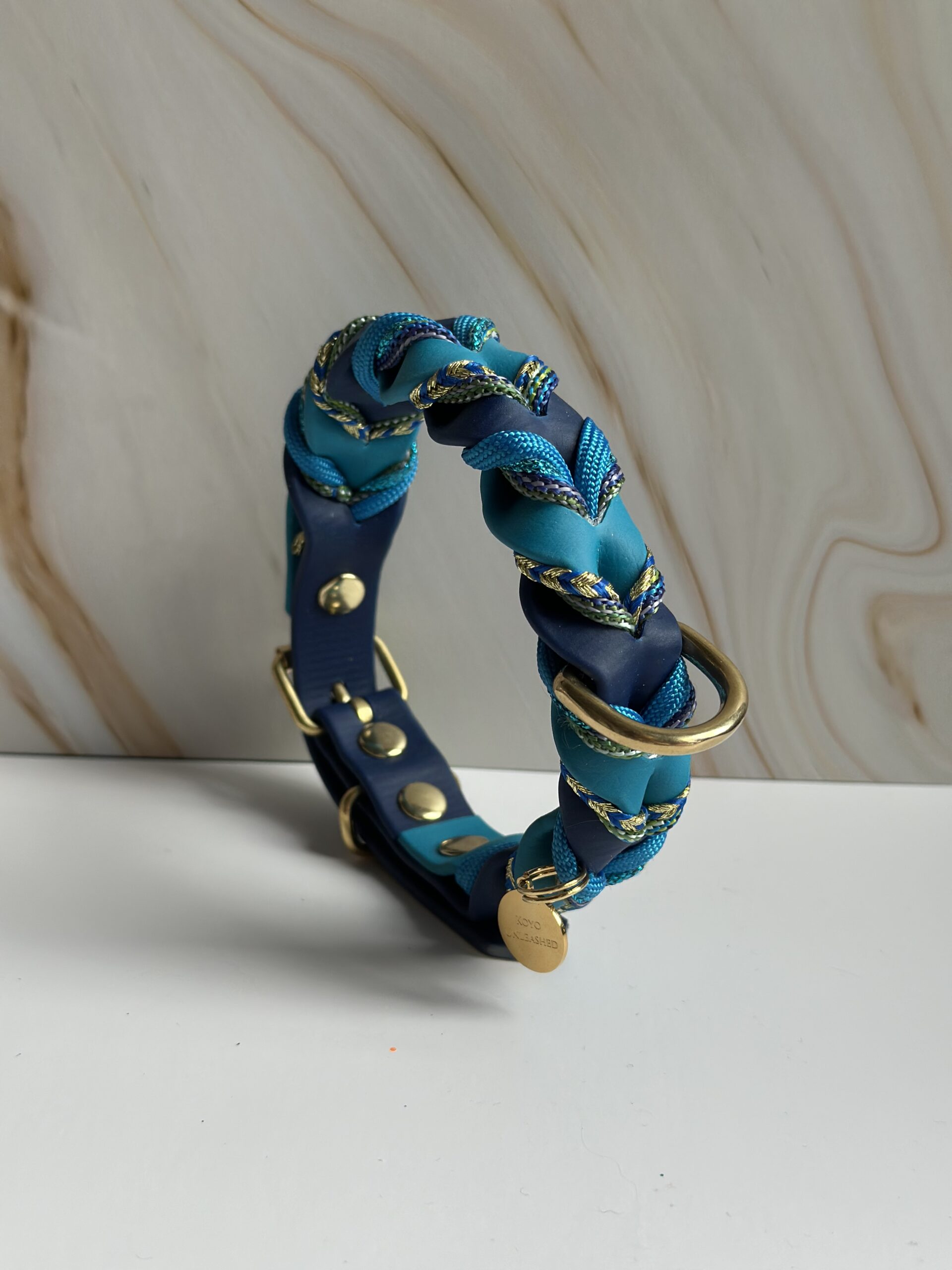 Gevlochten biothane halsband - Image 2