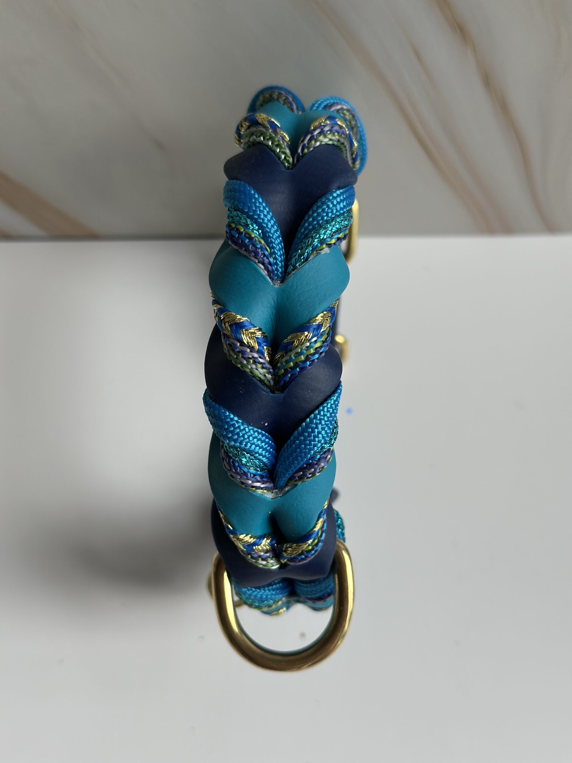 Gevlochten biothane halsband - Image 3