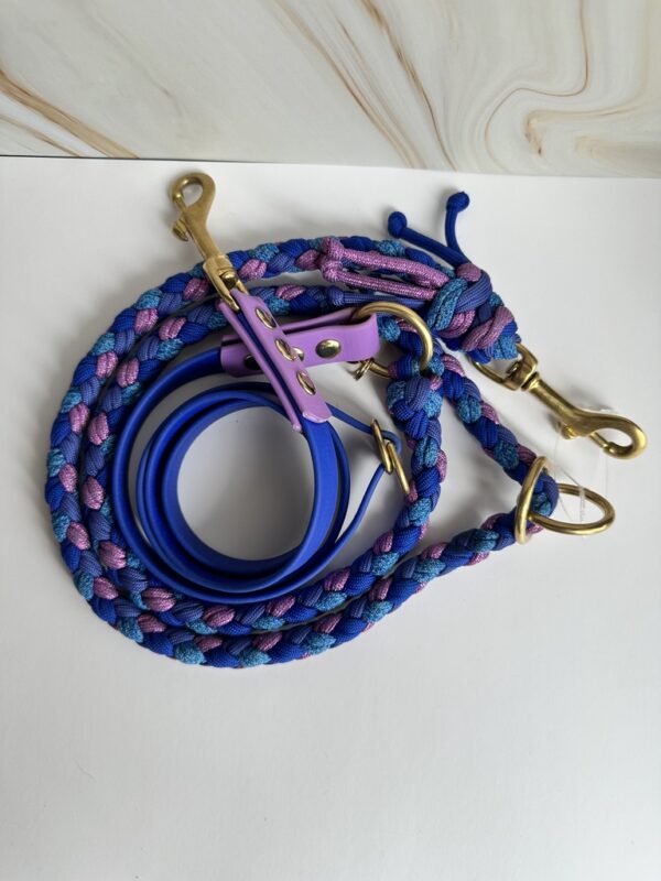 Paracord x biothane lijn handsfree - Afbeelding 4