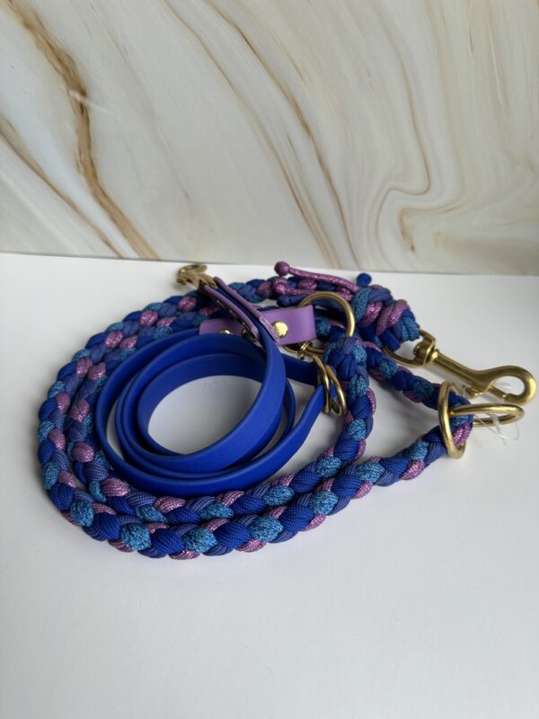 Paracord x biothane lijn handsfree - Afbeelding 1